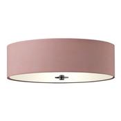 Cork Lighting SF8532/PNK Rouen - Pink 3 Light Flush