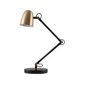 Anglepoise - Matt Black &amp; Brass Desk Lamp image