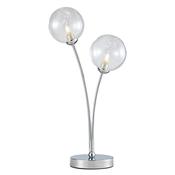 Cork Lighting TL9455/2CR Blarney - Chrome 2 Light Table Lamp