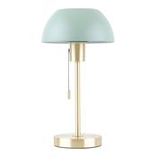 Bella - Brass Desk Lamp with Green Shade image