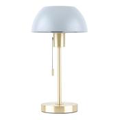 Bella - Brass Desk Lamp with Grey Shade image