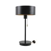 Ennio - Black Desk Lamp with USB Socket image
