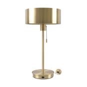 Ennio - Antique Brass Desk Lamp with USB Socket image