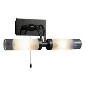 Cork Lighting WB4072/BL Acqua Globe - Black 2 Light Wall Lamp image