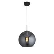 Searchlight 1031-1SM Amsterdam - Smoky Mirrored &amp; Black Pendant image