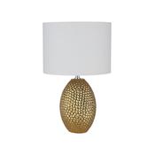 Nadine - Gold Ceramic Table Lamp with Cream Shade image
