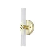 Searchlight 10372SB Aberdeen - Satin Brass LED Wall Lamp