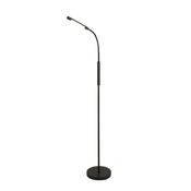 Searchlight 10430BK Plume - Rechargeable Black LED Floor Lamp