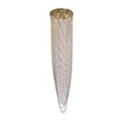 Searchlight 10883-10SB Swoop - Satin Brass 10 Light Chandelier
