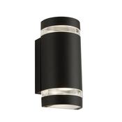 Searchlight 2002-2BK-LED Sheffield - Silk Black Wall Lamp image