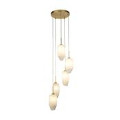 Searchlight 23146-5SB Rocky - Satin Brass 5 Light Cluster