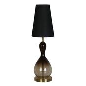 Searchlight 23186BK Marakesh - Black Ombre Glass Table Lamp
