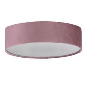 Searchlight 23298-3PI Drum - Pink Velvet 3 Light Flush
