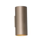 Searchlight 24125LT Cyls - Latte Up &amp; Down Wall Lamp