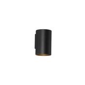 Searchlight 24130BK Cyls - Black Wall Lamp