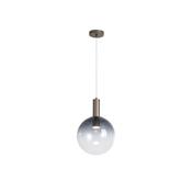 Searchlight 24183-1SM Ombre - Latte Pendant with Smoked Ombre