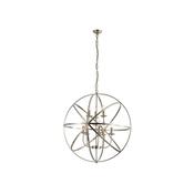 Searchlight 2478-8AB Orbit - Antique Brass 8 Light Pendant