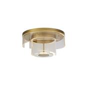 Searchlight 25051-400GO Deco - Gold LED Flush