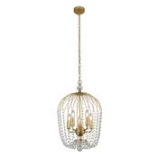 Searchlight 30216-5GO Shower - Gold 5 Light Pendant