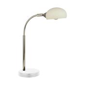 Astro - White &amp; Chrome Table Lamp with Opal Glass image