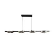 Searchlight 32804-4BK Space - Black LED 4 Light over Island