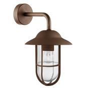 Searchlight 3291RUS Toronto - Outdoor Rusty Brown Wall Lamp image