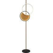 Curio - Wooden &amp; Black LED Floor Lamp image