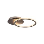 Searchlight 37121CP Specs - Champagne LED Flush with Crystal