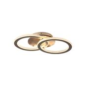 Searchlight 37122CP Specs - Champagne 2 Light LED Flush