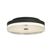 Searchlight 42651-40BK Cyprus - Black LED Flush with Acrylic