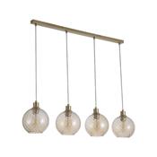Searchlight 44520-4CP Radiance - Matt Gold 4 Light over Island