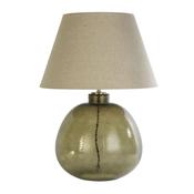 Searchlight 44651GR Zenith - Green Glass Table Lamp