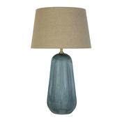 Searchlight 44652AZ Cameo - Blue Glass Table Lamp