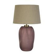 Searchlight 44652PI Amethyst - Pink Glass Table Lamp