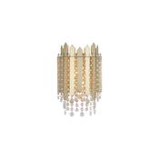 Spear - Gold 2 Light Wall Lamp with Crystal image