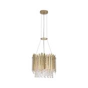 Spear - Gold 5 Light Pendant with Crystal image