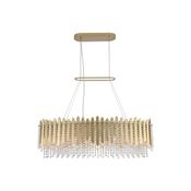 Spear - Gold 8 Light over Island Fitting with Crystal image