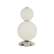 Snowball - Chrome LED Table Lamp with White Glass image