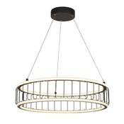 Searchlight 54214-1BK Circolo - Black &amp; White LED Pendant