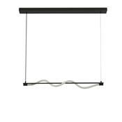 Serpent - Black LED over Island Fitting with White Tube Diffuser image