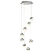Searchlight 5848-8CC Marbles - Crushed Ice &amp; Chrome Cluster
