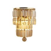 Searchlight 61321-2SB Empire - Satin Brass 2 Light Wall Lamp