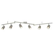 Searchlight 6606SS Samson - Satin Silver 6 Spotlights
