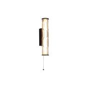 Vibrate - Matt Black LED Wall Lamp with Decorative Glass image