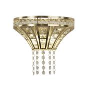 Gemma - Satin Brass 2 Light Wall Lamp with Clear Crystal image