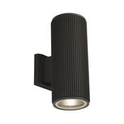 Searchlight 6872BK Hamburg - Black Up&amp;Down Wall Lamp image