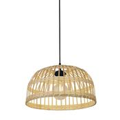 Bali - Black Pendant Natural Bamboo Shade image