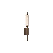 Cattail - Latte LED Wall Lamp with Clear Bubble Glass image