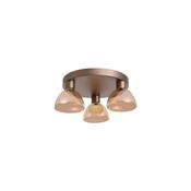 Searchlight 77410-3AM Cannes - Latte 3 Light LED Semi Flush