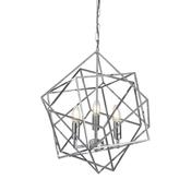 Searchlight 7863-3CC Cube - Polished Chrome 3 Light Cage